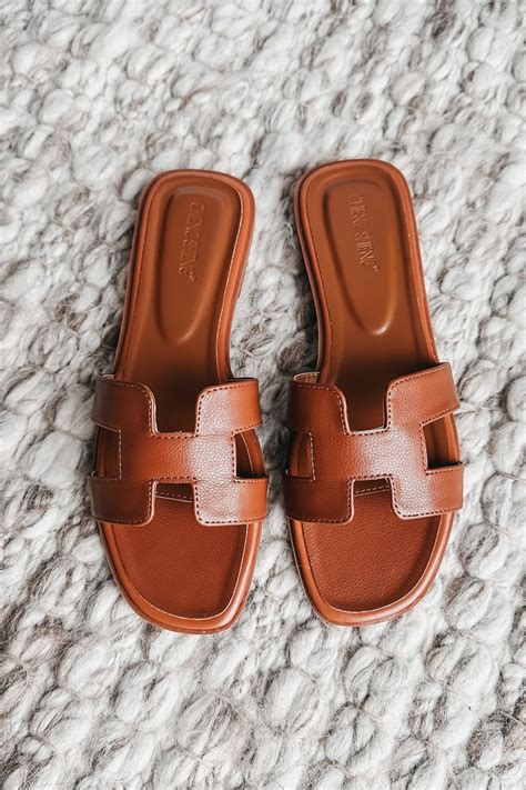 hermes sandals dupe black|hermes knockoff sandals.